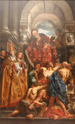 Der heilige Martin heilt einen Besessenen